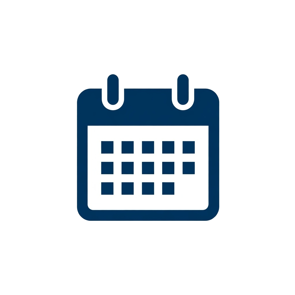 Icon of a calendar